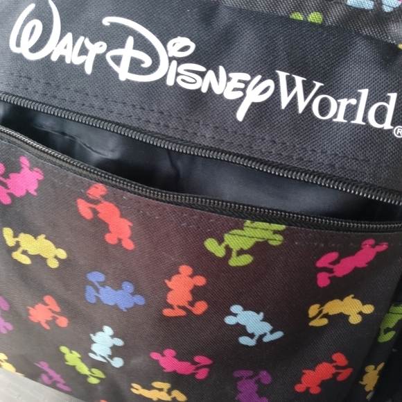COPY - Walt Disney Worl Disney Parks 17" All over Multicolor Mickey multiple po… - Picture 2 of 8